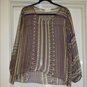 Love & Liberty silk blouse.